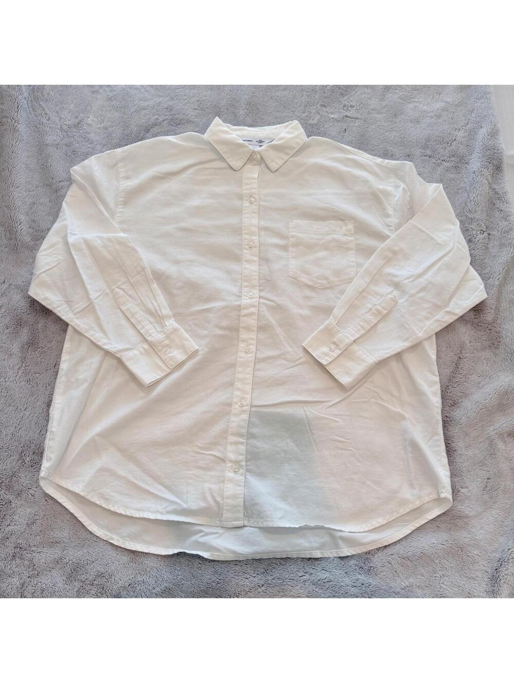 Old Navy The Boyfriend Shirt Size S
